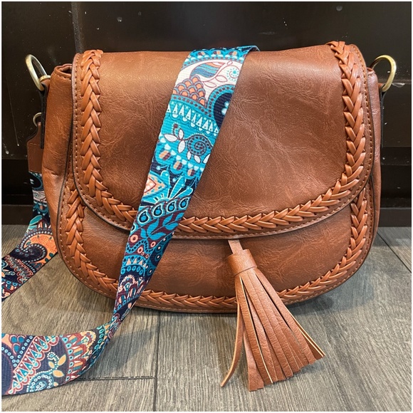 Handbags - Boho Floral Strap Shoulder Crossbody Bag